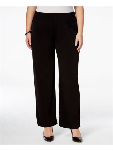 walmart womens black slacks